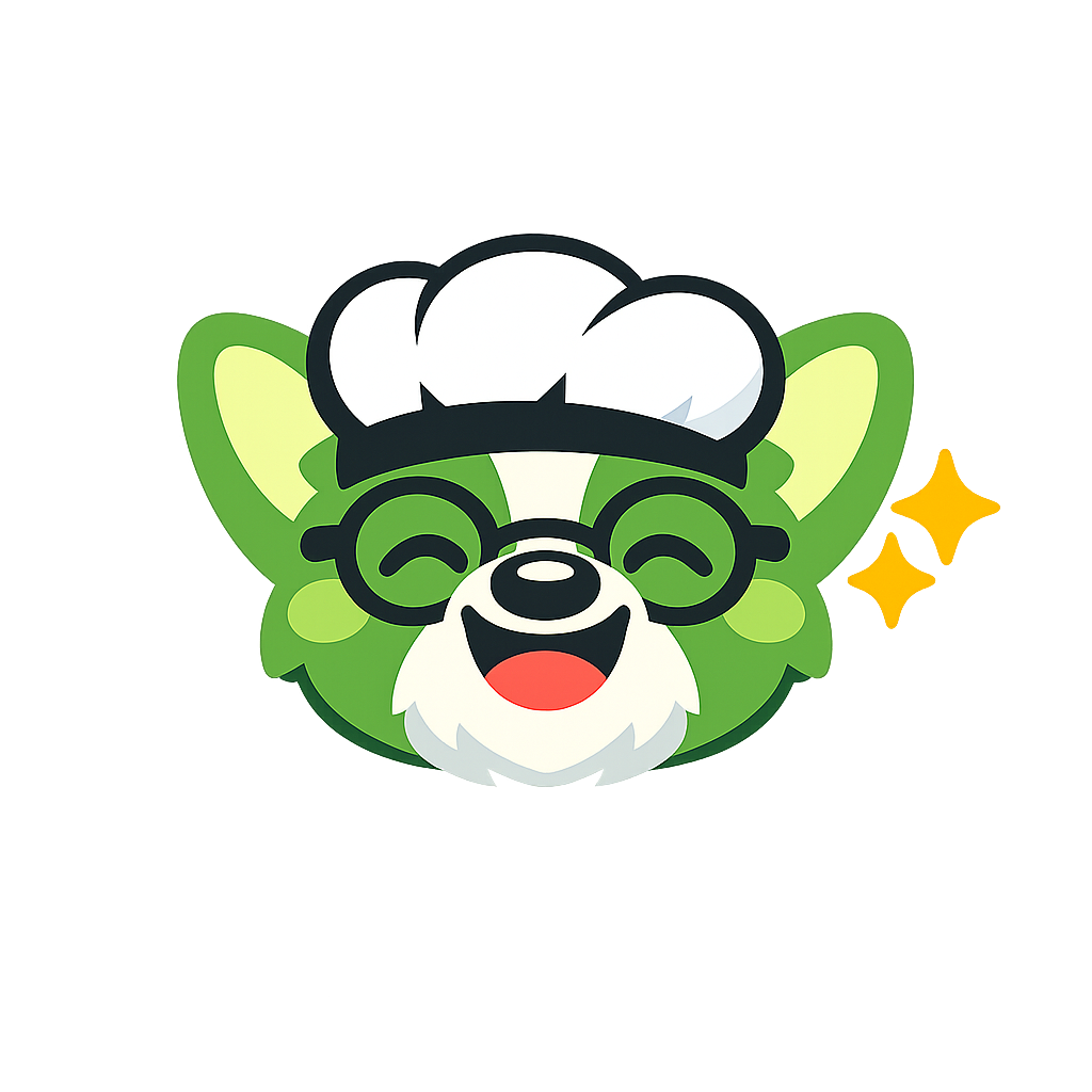 Kairi mascot wearing a chef's hat